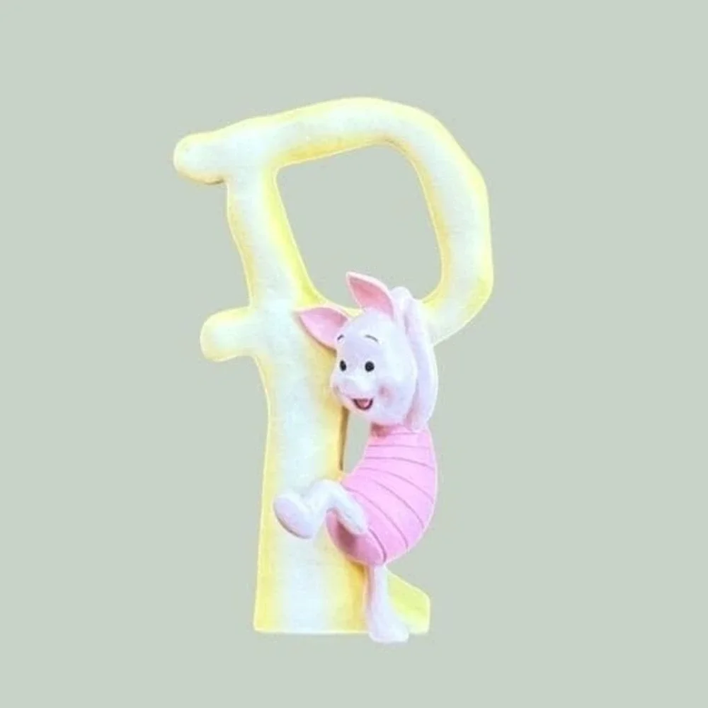 Winnie the Pooh Alphabet Letter Figurines Set B F P T U with‎ Original Boxes